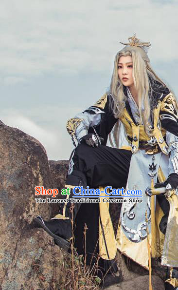 China Ancient Young Childe Clothing Traditional JX Online Chivalrous Knight Garment Costumes Cosplay Swordsman Apparels