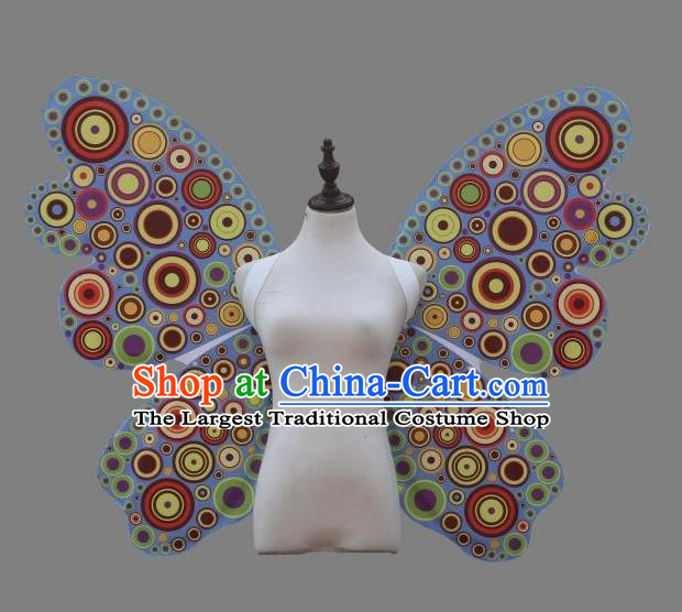 Top Brazilian Parade Back Accessories Samba Dance Decorations Miami Angel Catwalks Props Stage Show Butterfly Wings