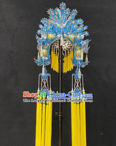 Chinese Beijing Opera Hua Tan Hair Accessories Peking Opera Imperial Concubine Hair Crown Traditional Opera Empress Phoenix Coronet