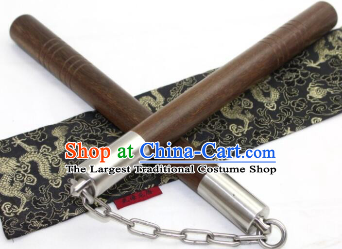 Chinese Martial Arts Nunchaku Kung Fu Nunchaka Top Sandalwood Nunchakus