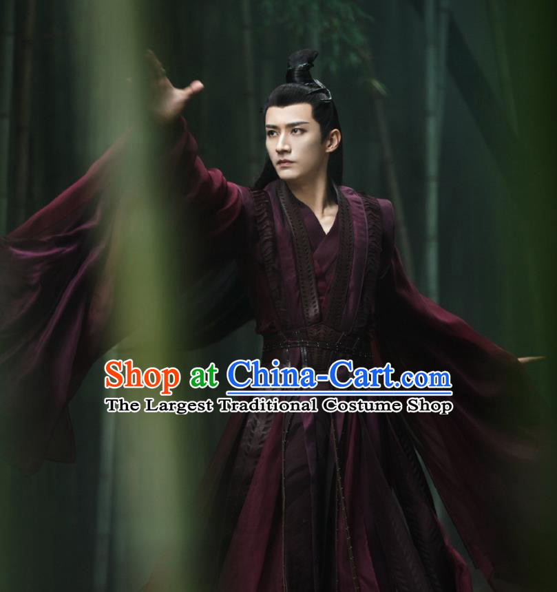 Chinese Drama TV Ancient Love Poetry Tian Qi Costumes Ancient True Immortal Clothing Xianxia Series Swordsman Garments