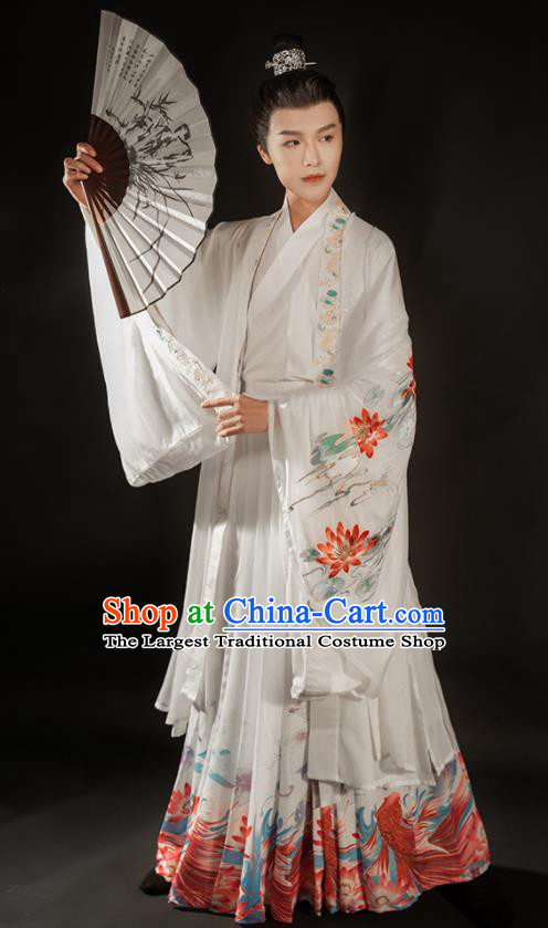 Chinese Ancient Royal Prince Hanfu Clothing Ming Dynasty Noble Childe Historical Costumes