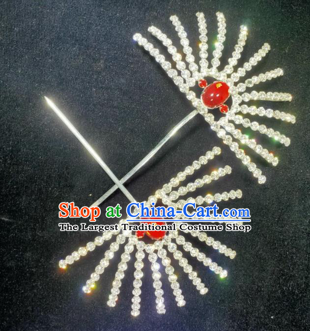 Chinese Ancient Princess Hair Pin Peking Opera Hua Tan Hair Jewelry Beijing Opera Diva Headpiece