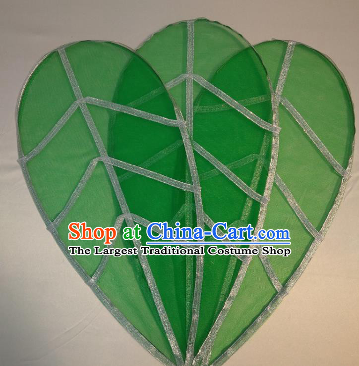 Top Jungle Theme Prop Green Leaves Accessories