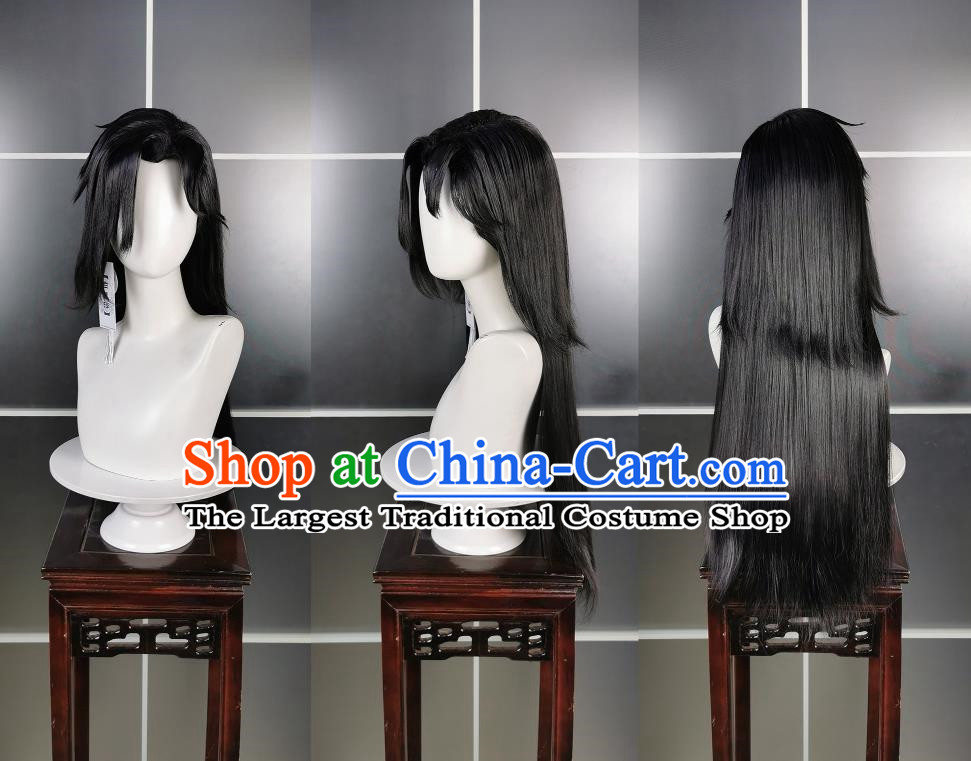 Mingjiao Adult Male Xiaotian Miao Ge Wig Headdress Jianwang 3 Jiansan Cosplay Headpiece