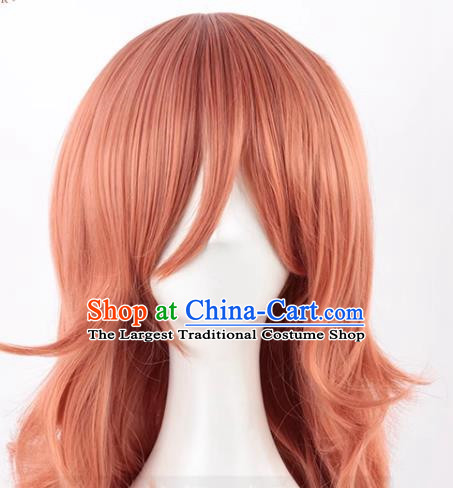 Chainsaw Man Chainsaw Man Angel Demon Dark Orange Inverted 50cm COS Whole Wig