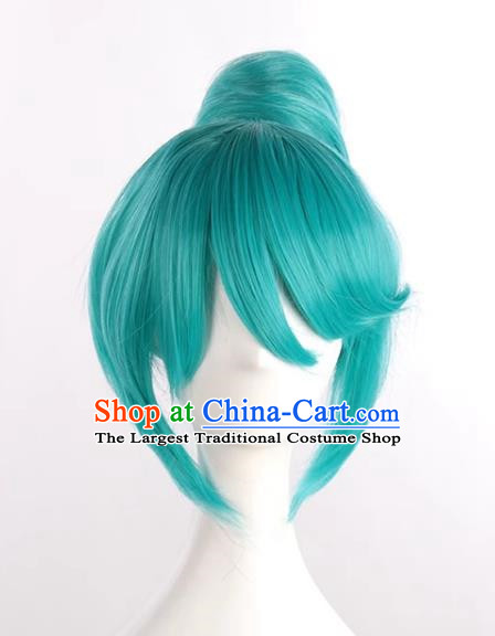 Hatsune Diva Project White Wedding Dress Cinderella Version One Piece Hair Bag Cos Anime Wig