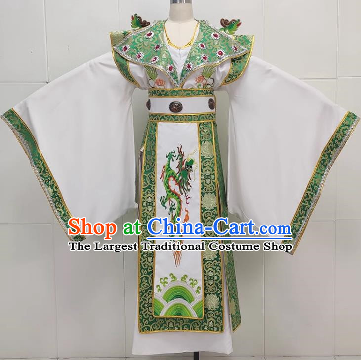 Green Drama Big Sleeved Xiaosheng Clothes Ancient Costumes Yue Opera Huangmei Opera Costumes Taiwan Costumes Local Ethnic Opera Costumes