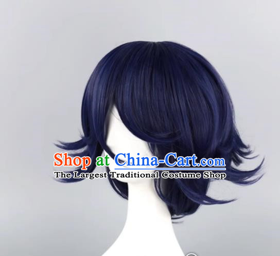 New Danganronpa V3 Ouma Kokichi Black And Purple Gradient Color Style Reversed Cos Wig