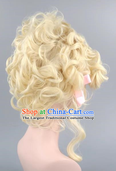 Milk Platinum French Aristocratic Queen Queen Queen Marietta Palace Wig