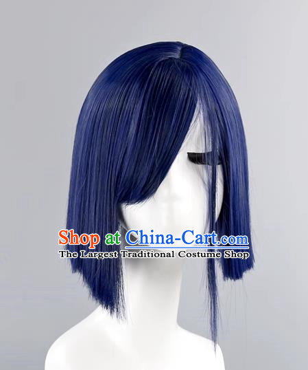 Blue Short Straight Hair DARLING In The FRANXX 015berry Berry Conscience Cos Wig