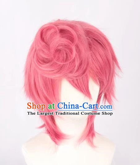 JOJO Bizarre Adventure Golden Wind Rose Pink Trish Una Cosplay Wig