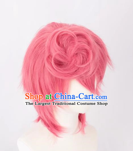 JOJO Bizarre Adventure Golden Wind Rose Pink Trish Una Cosplay Wig