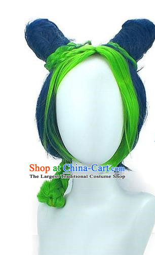 JOJO Bizarre Adventure Stone Sea Kujo Xu Lun Cos Wig