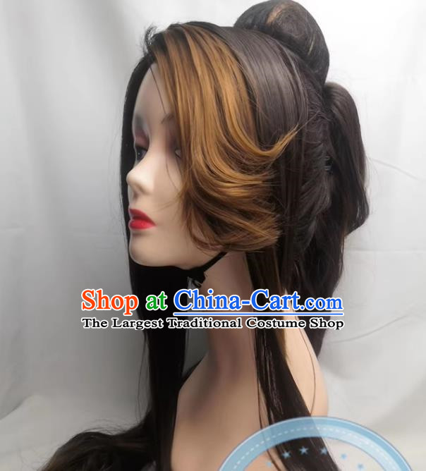 COSPLAY Cookie Run Kingdom Caramel Arrow Anime Wig