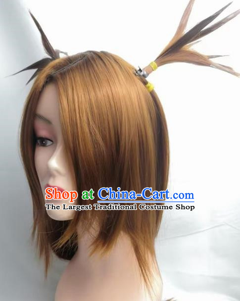 Boruto Akimichi Chocho Pigtail Cosplay Wig