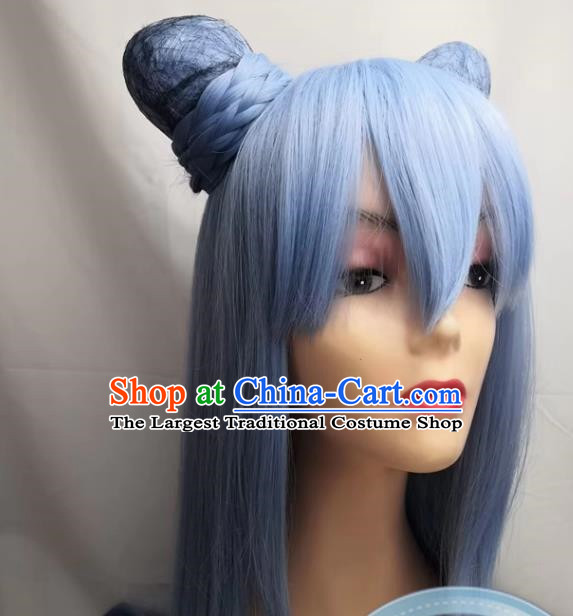 Cosplay Fake Hair Virtual Vtuber Inuyama Tamaki Hair Bag Maruko Custom Made Wig