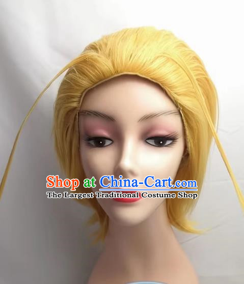 COSPLAY Kingdom Hearts Cos Laxian Hairy Cockroach Mustache Short Wig