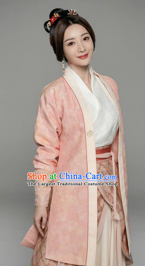 Chinese Ancient Civilian Woman Clothing TV Series A Dream of Splendor Sun San Niang Dresses Song Dynasty Female Historical Costumes