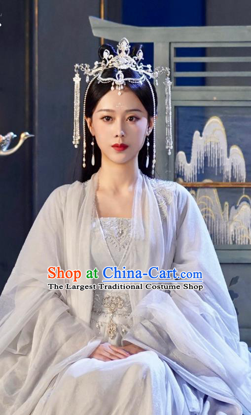 Chinese Ancient Fairy Princess Clothing Drama Immortal Samsara Zhi Xi Dresses Xian Xia TV Series Goddess Costumes