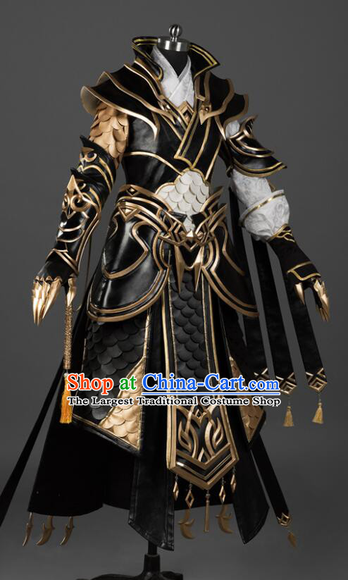 Top Handmade Cosplay Costumes Jian Xia Qing Yuan Online Cang Yun Young Hero Armor Complete Set