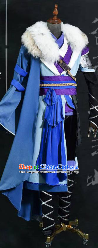 Jian Xia Qing Yuan NPC Mu Xuan Ying Clothing  Ancient Swordsman Costumes Cosplay Hero Clothes