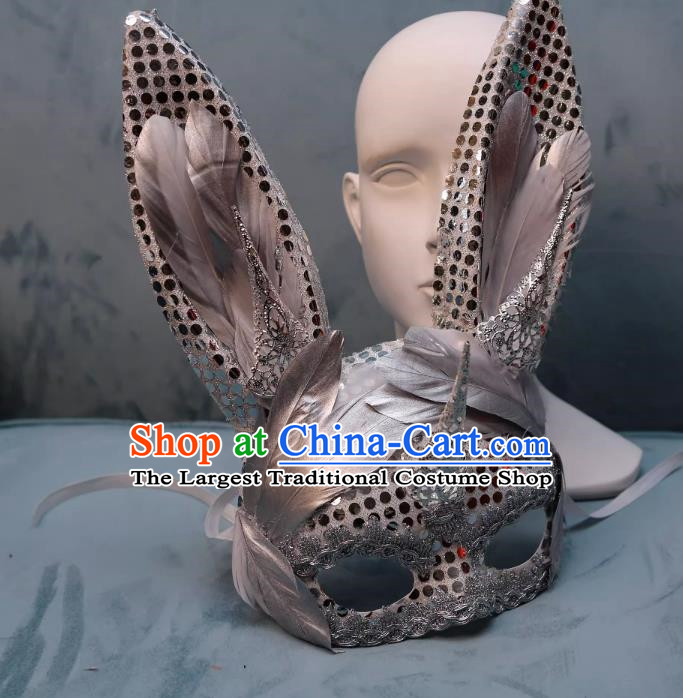 Carnival Mask Masquerade Half Face Sexy Bunny Girl Mask Rabbit Mask