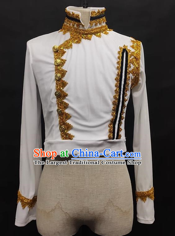 Men Ballet Single Top Performance Costumes Performance Costumes Dance Costumes