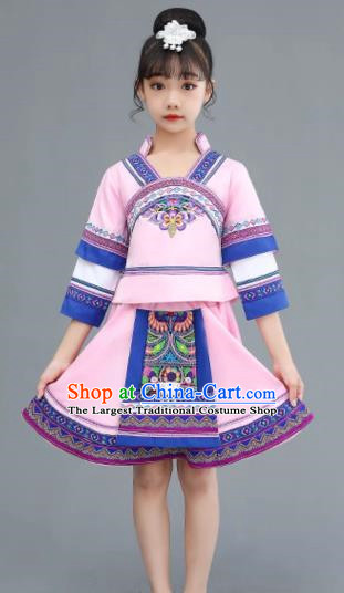 Children Clothing of The Zhuang Nationality On June 1