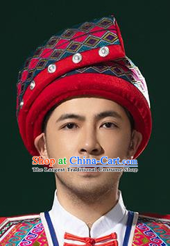 Ethnic Minority Hat Miao Tujia Zhuang Headdress Female Performance Stage Jewelry Yi Naxi