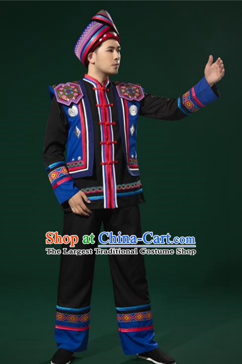 Ethnic Minority Costumes Male Guizhou Miao Yi Nationality Dong Nationality Yunnan Bai Nationality Tujia Yao Nationality Stage Performance Costumes