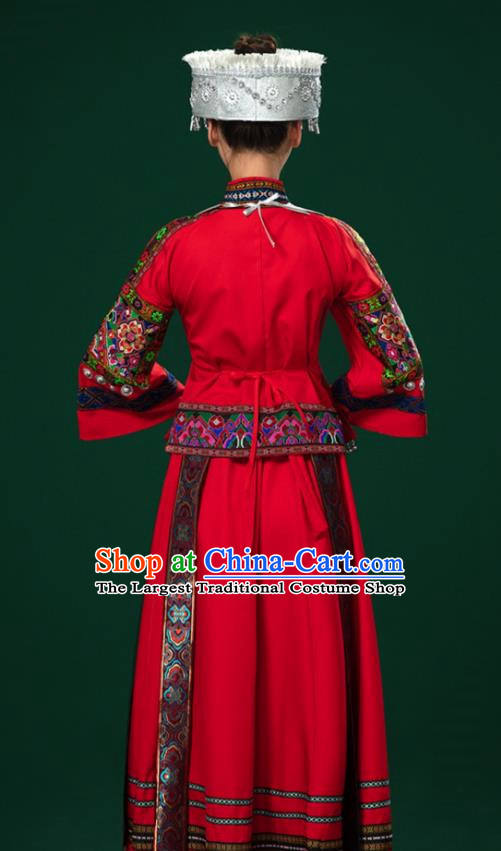 Guizhou Miao Costume Female Minority Costume Adult Xiangxi Miao Village Embroidery Stage Performance