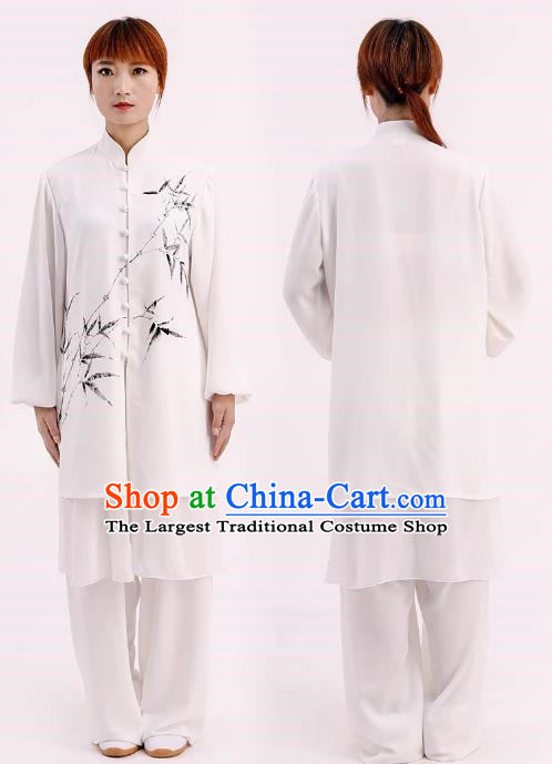 Tai Chi Clothing Female Summer Clothes Elegant Tai Chi Practice Clothing Competition Clothing Chinese Wind Male