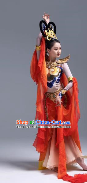 Dunhuang Flying Fairy Elegant Chinese Style Classical Performance Costumes Rebound Pipa Gorgeous Dance Costumes