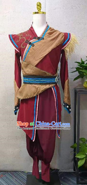 Mongolian Dance Group Dance Minority Male Mongolian Costume Prairie Dance Male Group Dance