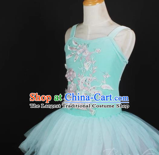 Children Girls Princess Dress Gauze Skirt Fluffy Performance Costume Performance Costume Stage Costume