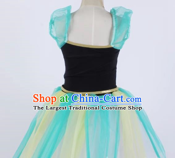 Girl Puffy Gauze Dress Stage Costume