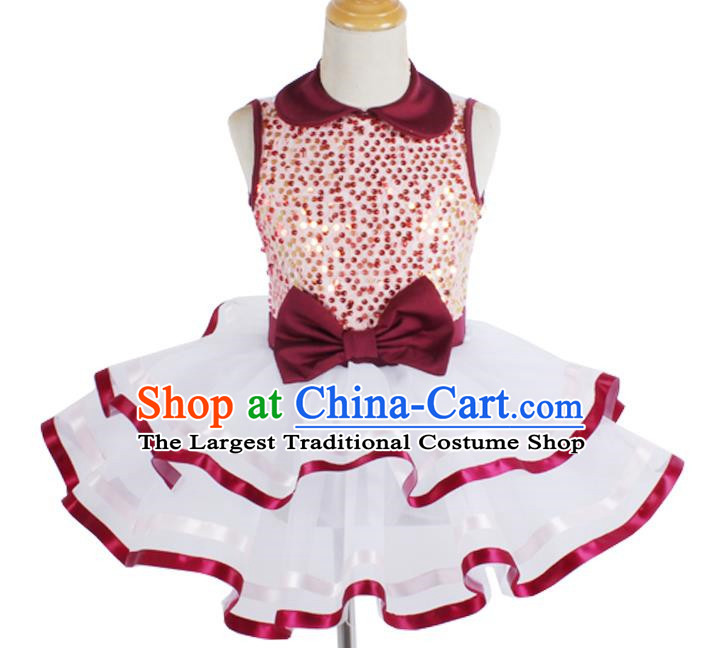 Children Girls Ballet Dance Skirt Pettiskirt Performance Costume Stage Costume