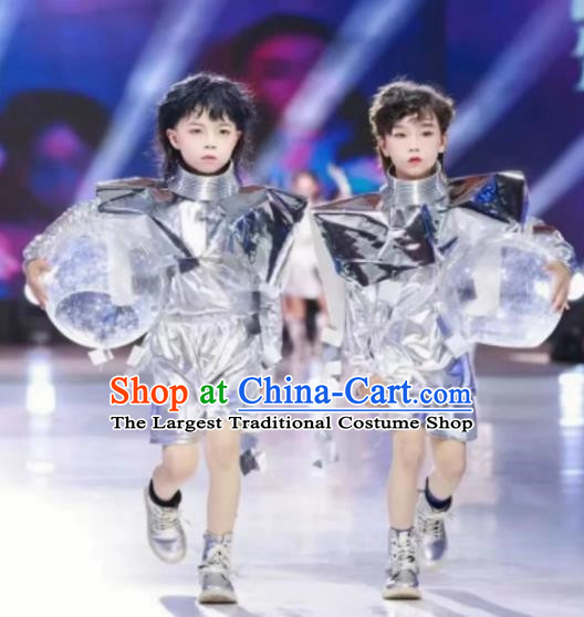 Boys Future Technological Sense Clothing Children Photo Studio Art Photos Trendy Children Catwalk Costumes