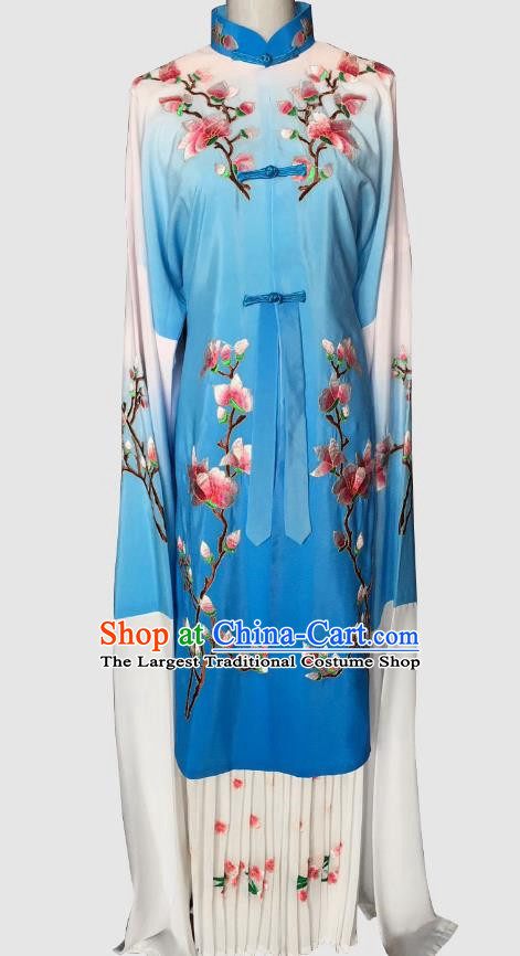 Blue Huadan Pair Female Pair Opera Costume Gaosibao Fabric