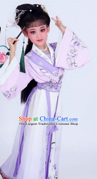 Huadan Clothing Red Silk Wrong Pomegranate Flower Pomegranate Moon Costume Performance Children Yue Opera Costumes