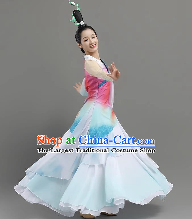 China Classical Dance Landscape Dance Costume Art Examination Adult Performance Clothing Elegant Skirt Female Performance Clothing