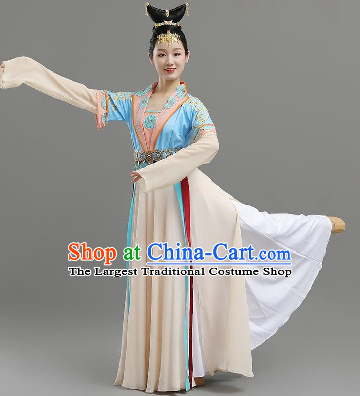 Dance Competition Art Examination Dance Feast Performance Costumes Han and Tang Dynasty Dress Dance Elegant Large Skirt Performance Costumes