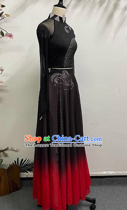 Female Huayao Dai Dance Costume Peacock Dance Big Swing Practice Skirt Practice Clothes Solo Dance Performance