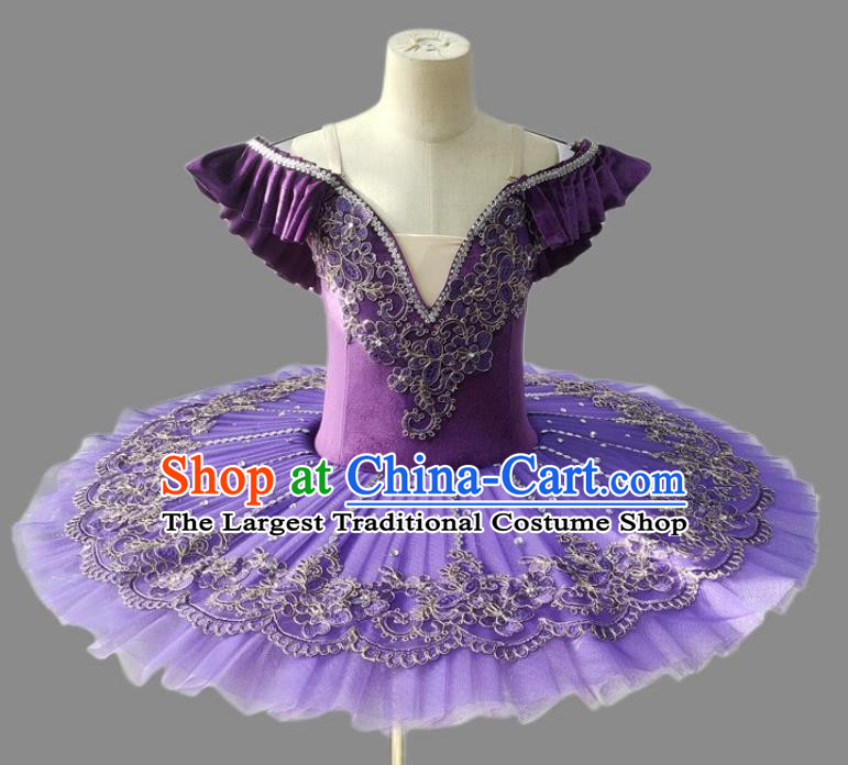 Children Ballet Performance Costumes TUTU Skirt Dance Gauze Skirt Girls Swan Lake Ballet Skirt Costumes