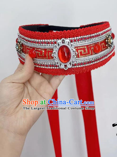 Ethnic Style Art Test Dance Performance Mongolian Dance Headdress Mongolian Characteristic Headband Headband Performance Headdress