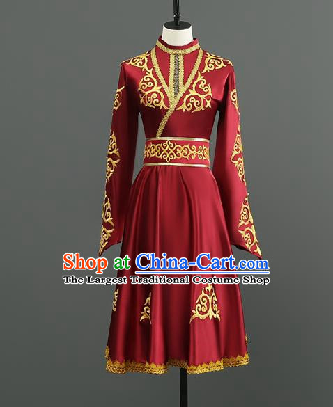 Mongolian Dance Costumes Dance Performance Costumes For Men And Women Large Swing Skirt Ethnic Style Stage Performance Costumes Dance Costumes