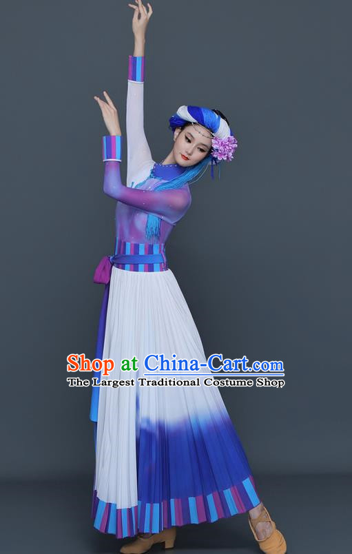 Classical Dance Performance Clothing Female Group Dance Tenderness Like Water Repertoire Performance Clothing Dance Performance Art Examination Clothing