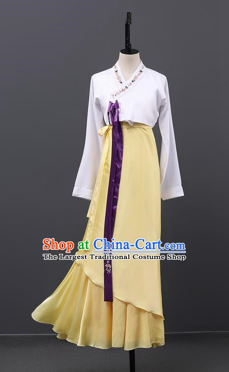 Korean Dance Costume Performance Clothing Hanbok Women Suit Performance Art Test Stage