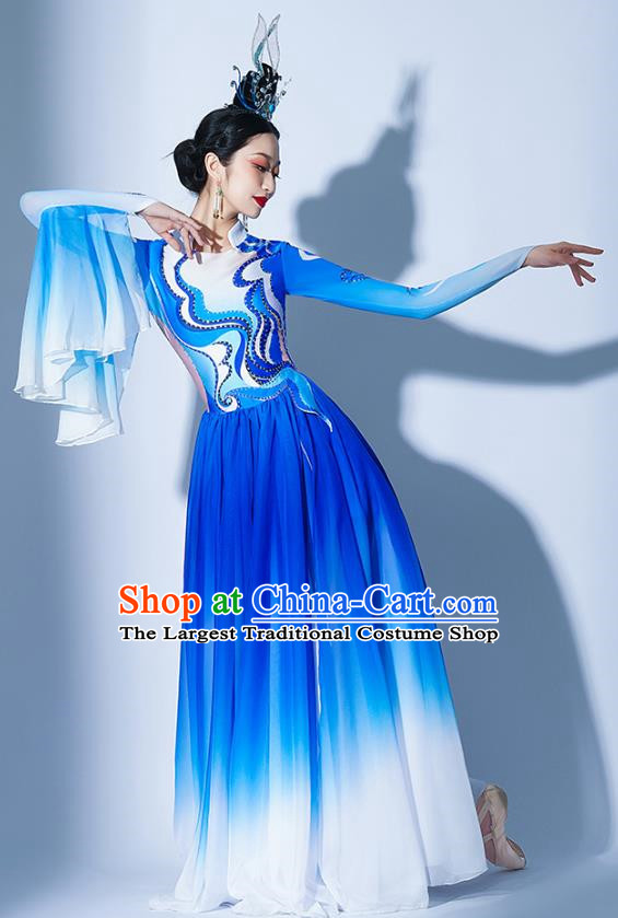 Women Elephant Landscape Costumes Chang An Fantasy Night Dance Costumes Modern Dance Costumes Opening Dance Classical Dance Costumes